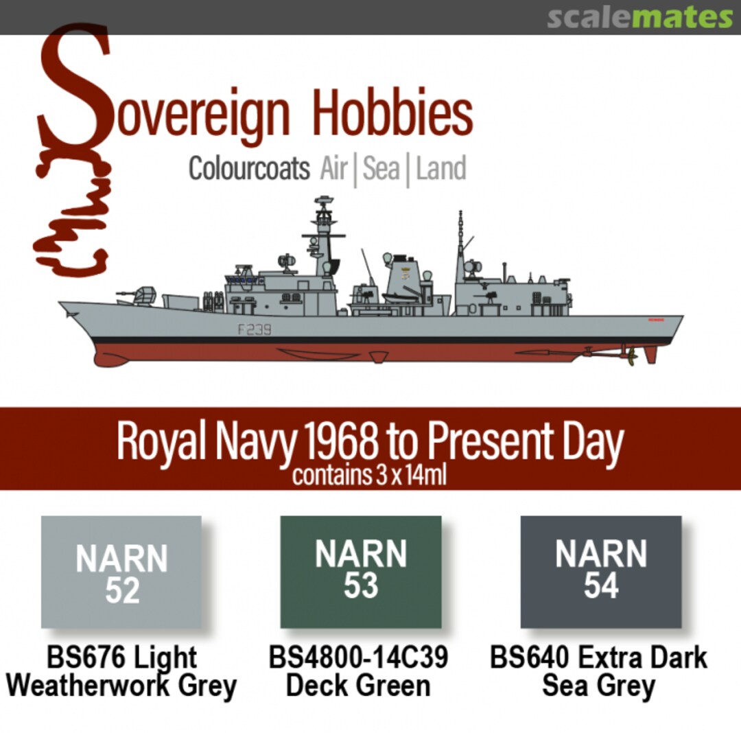 Boxart Colourcoats Set Royal Navy 1968-Modern Day  Colourcoats (since 2014)