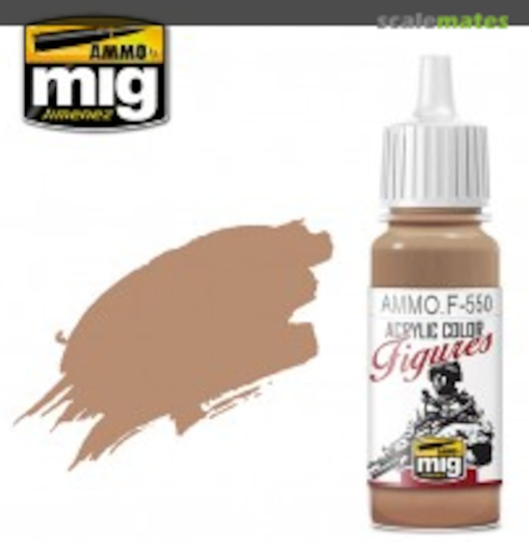 Boxart Warm Skin Tone AMMO.F-550 Ammo by Mig Jimenez Boxart Warm Skin Tone AMMO.F-550 Ammo by Mig Jimenez