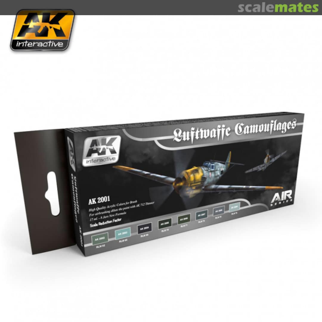 Boxart Luftwaffe Camouflages AK 2001 AK Interactive Air Series
