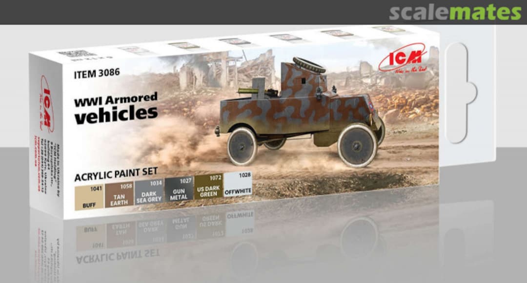 Boxart WWI Armored vehicles  ICM