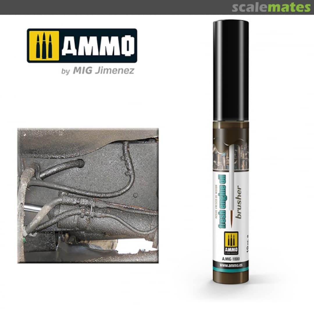 Boxart Effects Brusher - Fresh Engine Oil  Ammo by Mig Jimenez