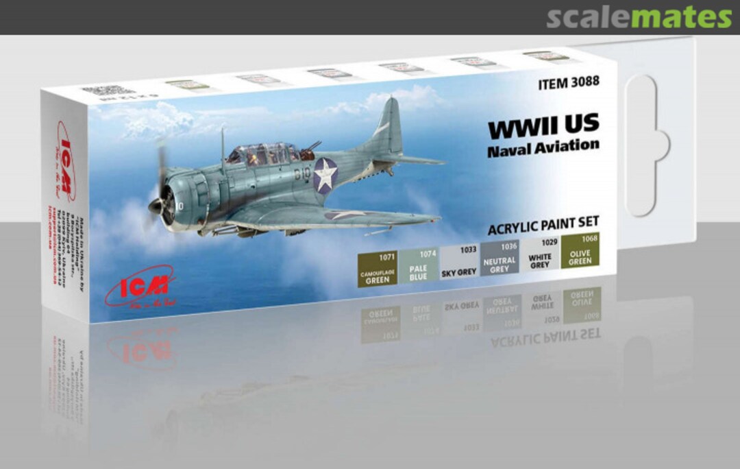 Boxart WWII US Naval Aviation  ICM
