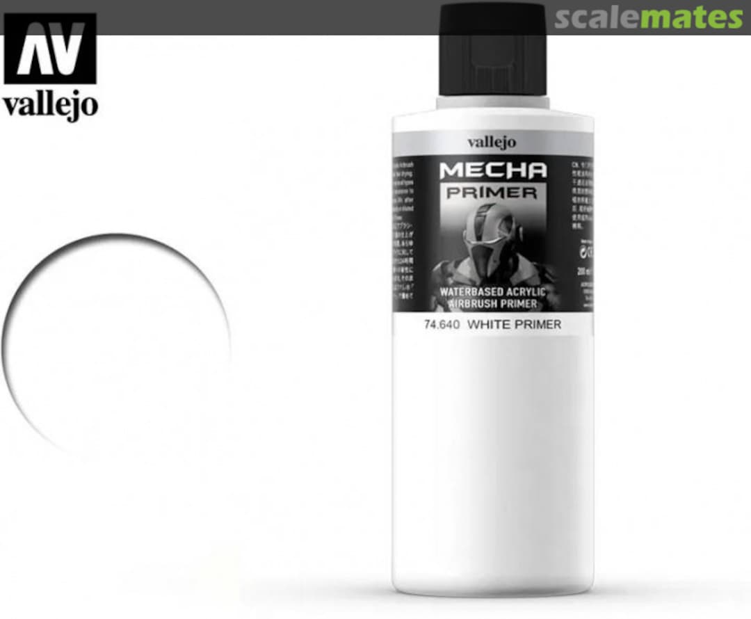 Boxart White Primer Vallejo Mecha Colors Boxart White Primer Vallejo Mecha Colors