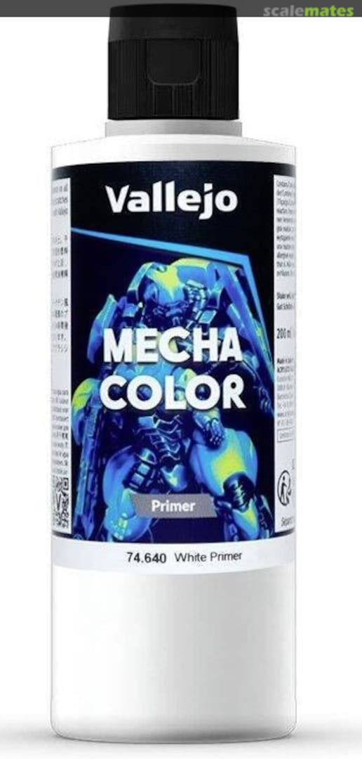 Boxart White Primer - new formula Vallejo Mecha Colors Boxart White Primer - new formula Vallejo Mecha Colors