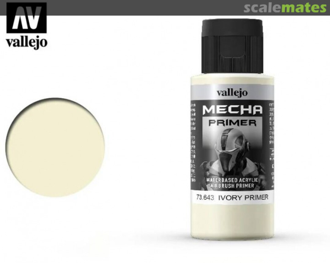 Boxart Ivory Primer Vallejo Mecha Colors Boxart Ivory Primer Vallejo Mecha Colors