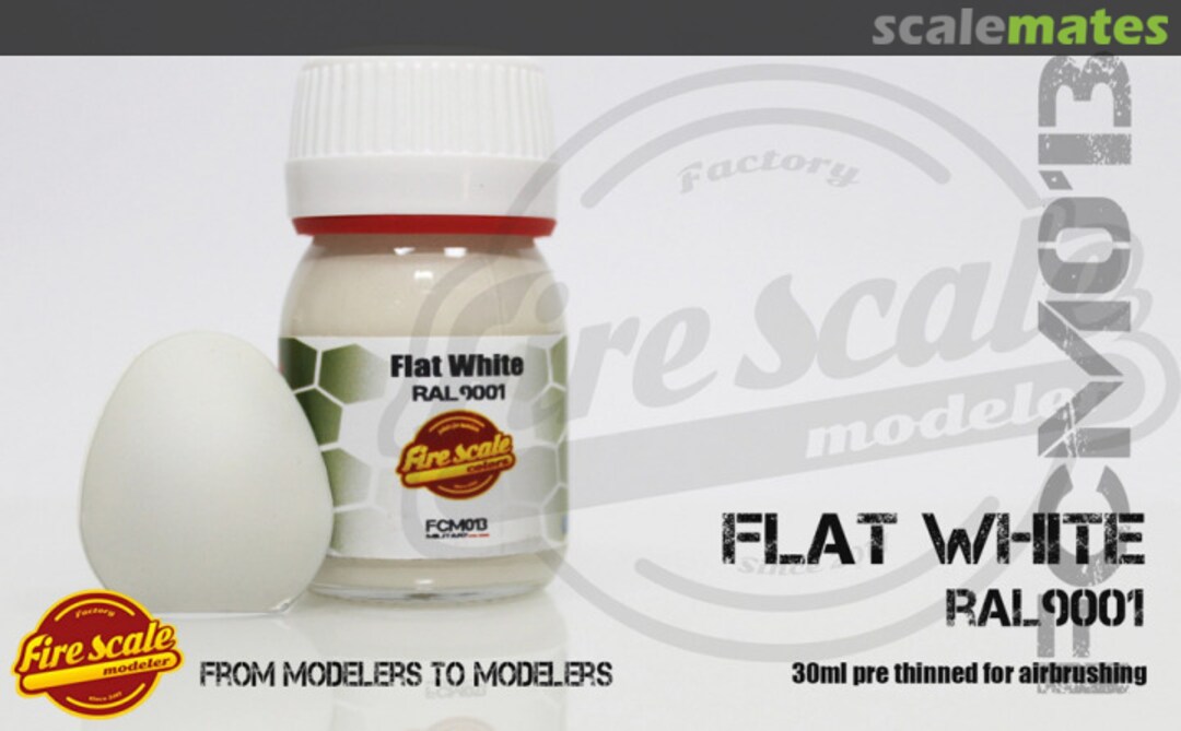 Boxart Flat White  Fire Scale Colors