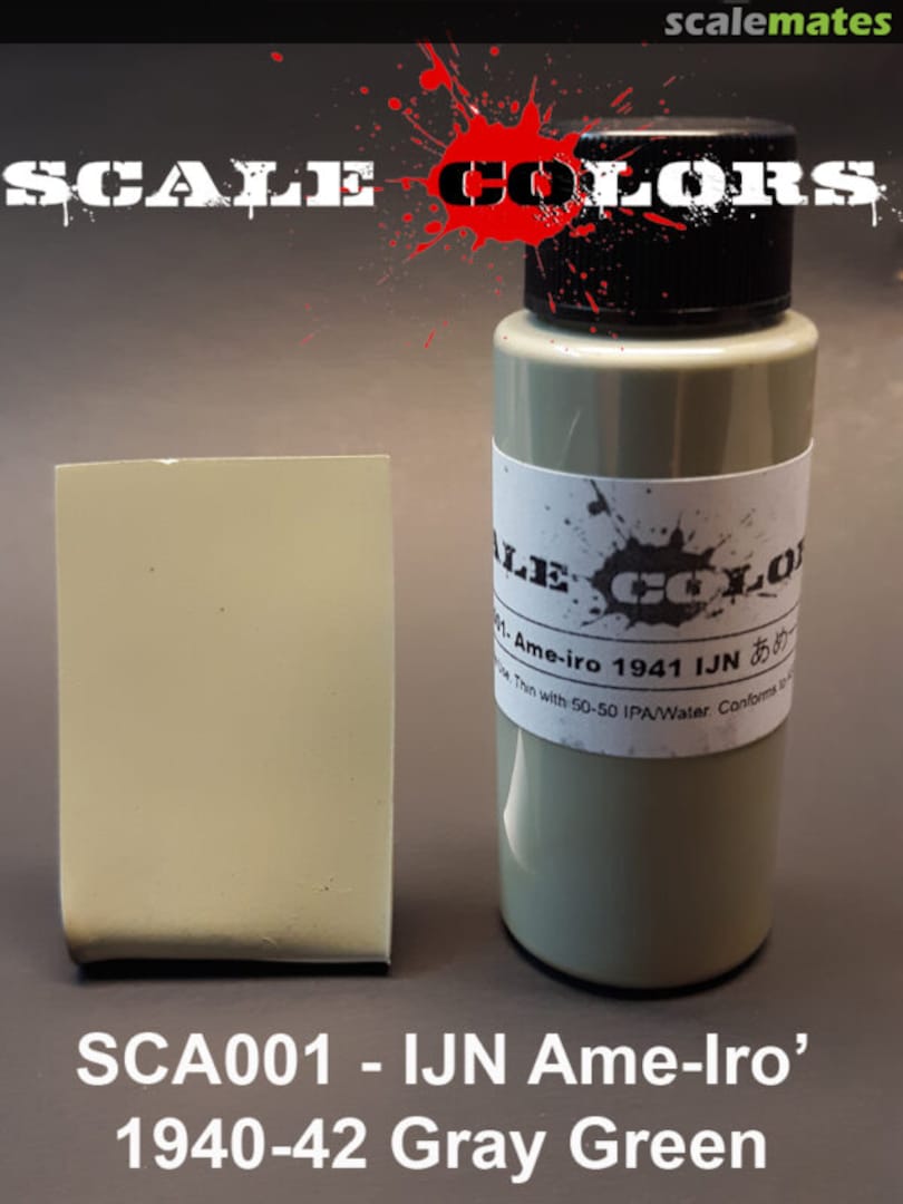 Boxart IJN Ame-iro 1940-'42 (Grey green) SCA001 Scale Colors Boxart IJN Ame-iro 1940-'42 (Grey green) SCA001 Scale Colors