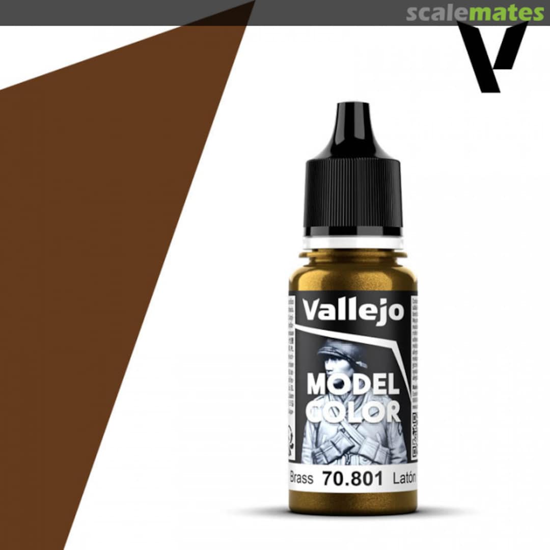 Boxart Brass 70.801, 801, Pos. 202* Vallejo Model Color Boxart Brass 70.801, 801, Pos. 202* Vallejo Model Color