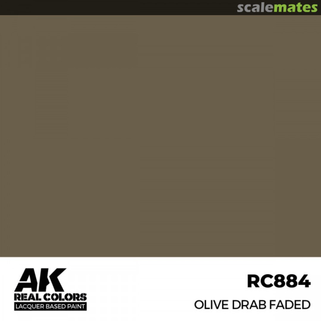 Boxart Olive Drab Faded  AK Real Colors
