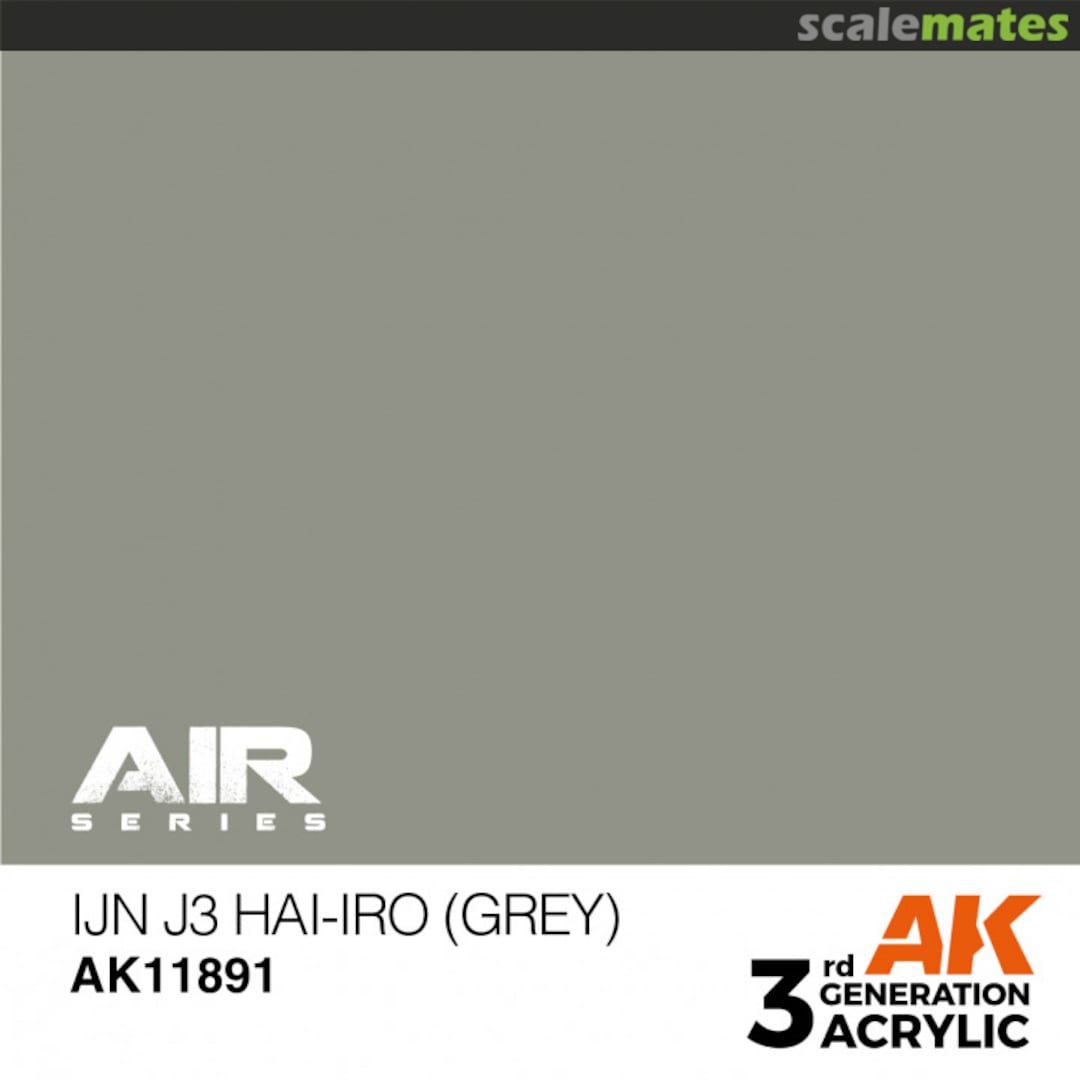 Boxart IJN J3 Hai-iro (Grey)  AK 3rd Generation - Air