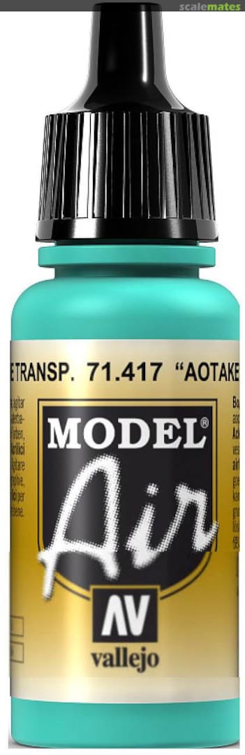 Boxart "Aotake" Translucent Green 71.417 Vallejo Model Air