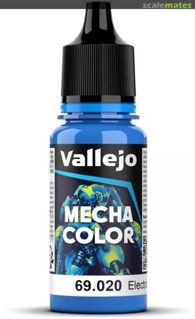 Boxart Electric Blue Vallejo Mecha Colors Boxart Electric Blue Vallejo Mecha Colors