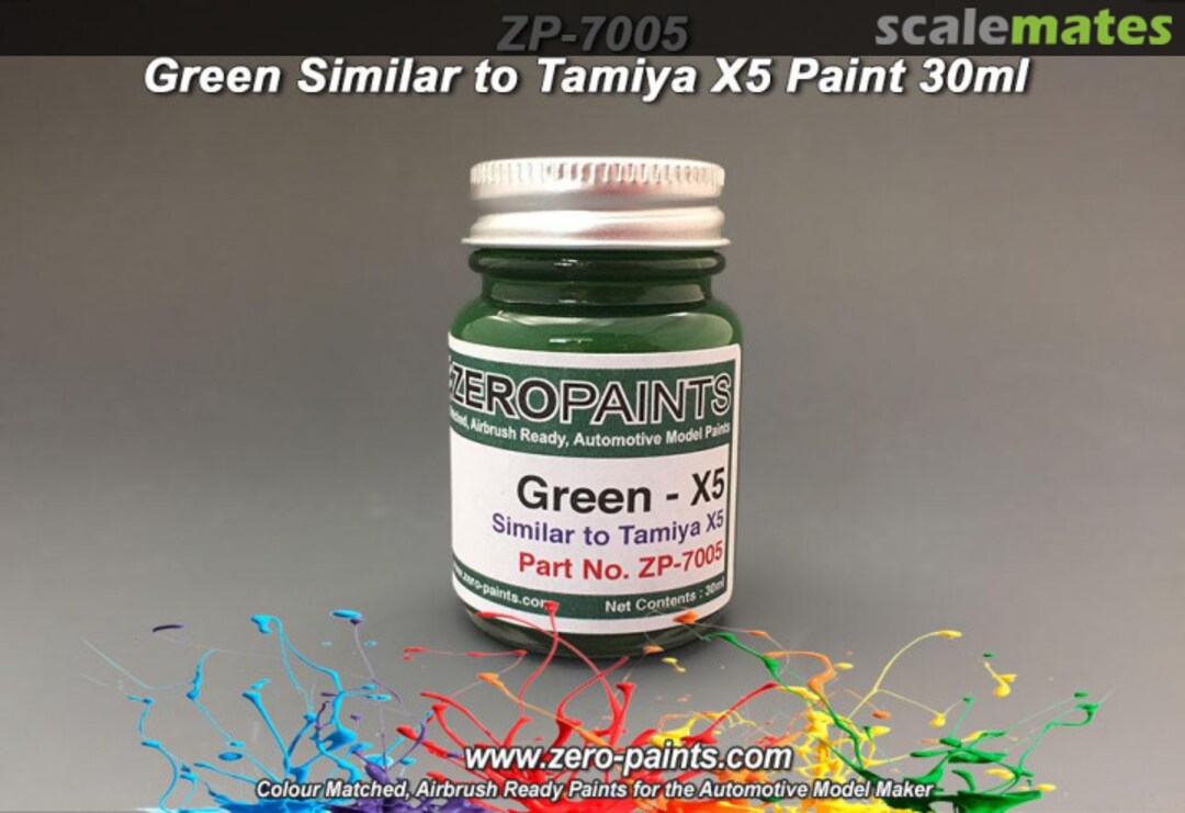 Boxart Green - Similar to Tamiya X5  Zero Paints