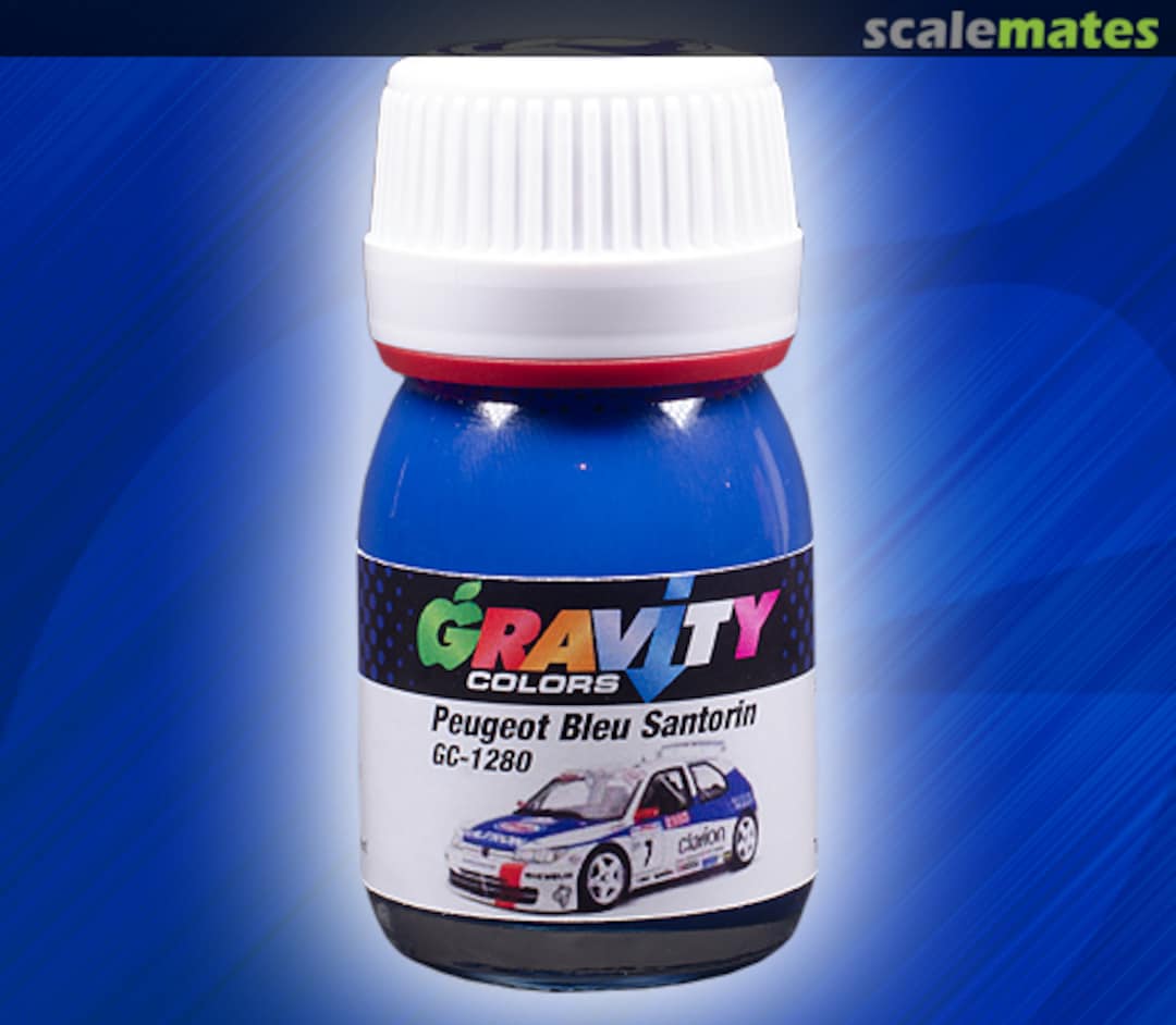 Boxart Peugeot Bleu Santorin  Gravity Colors