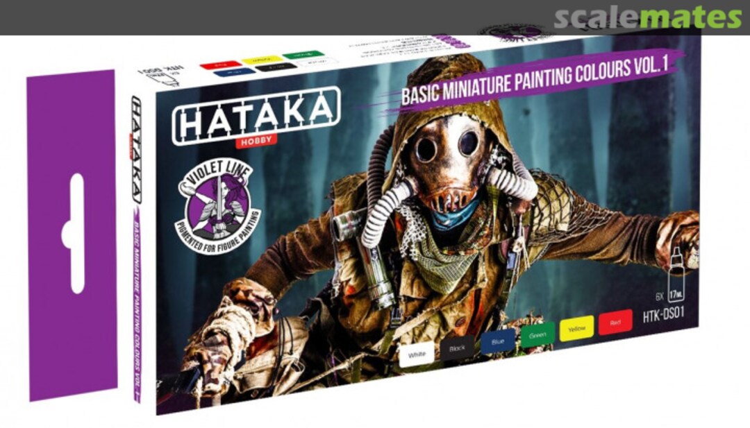 Boxart Basic Miniature Painting Colours Vol.1  Hataka Hobby Orange Line
