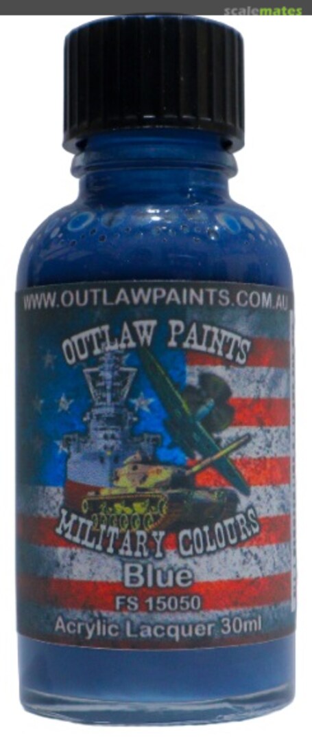 Boxart US Military Colour - Blue FS15050 OP005MIL Outlaw Paints Boxart US Military Colour - Blue FS15050 OP005MIL Outlaw Paints