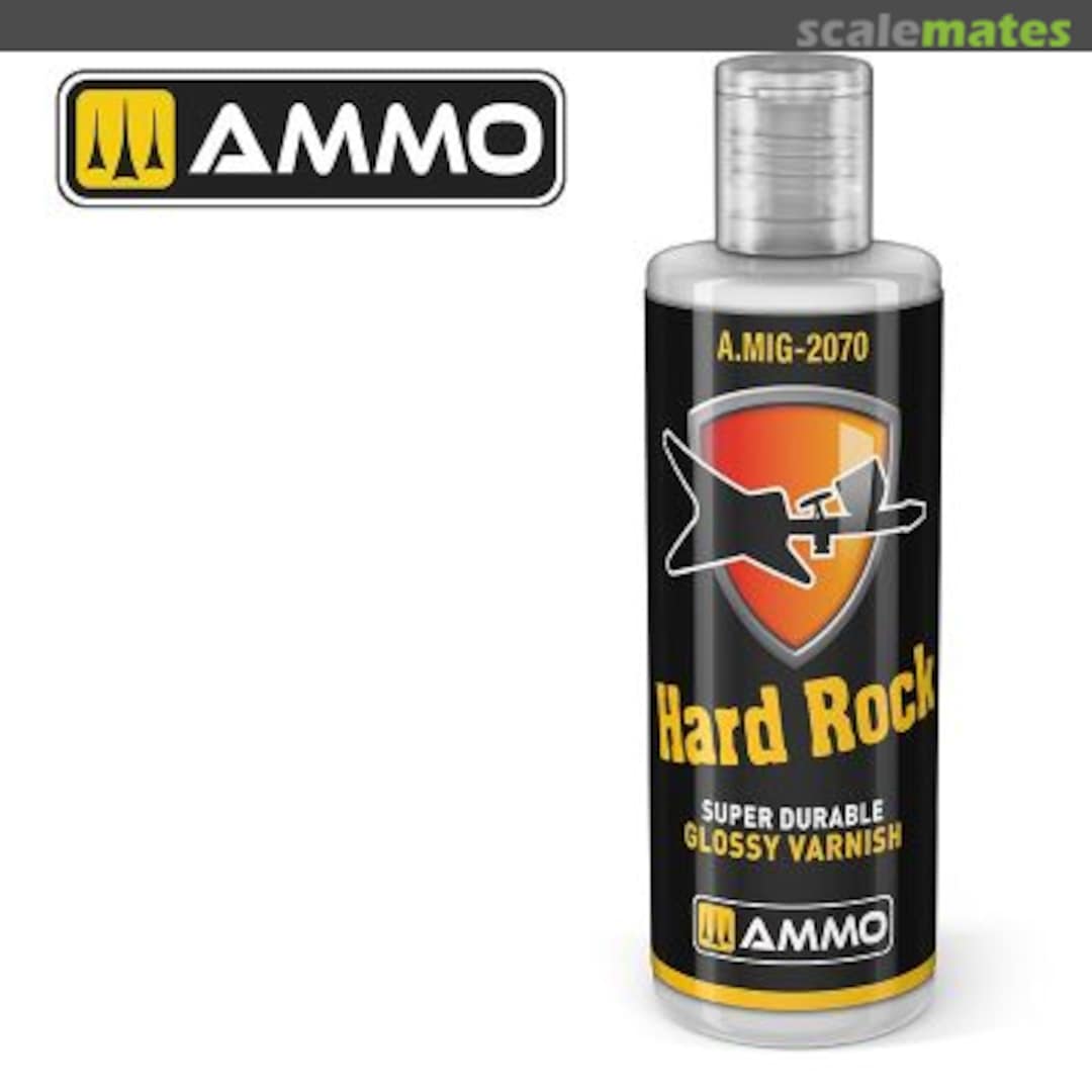 Boxart Hard Rock. Super Durable Glossy Varnish  Ammo by Mig Jimenez