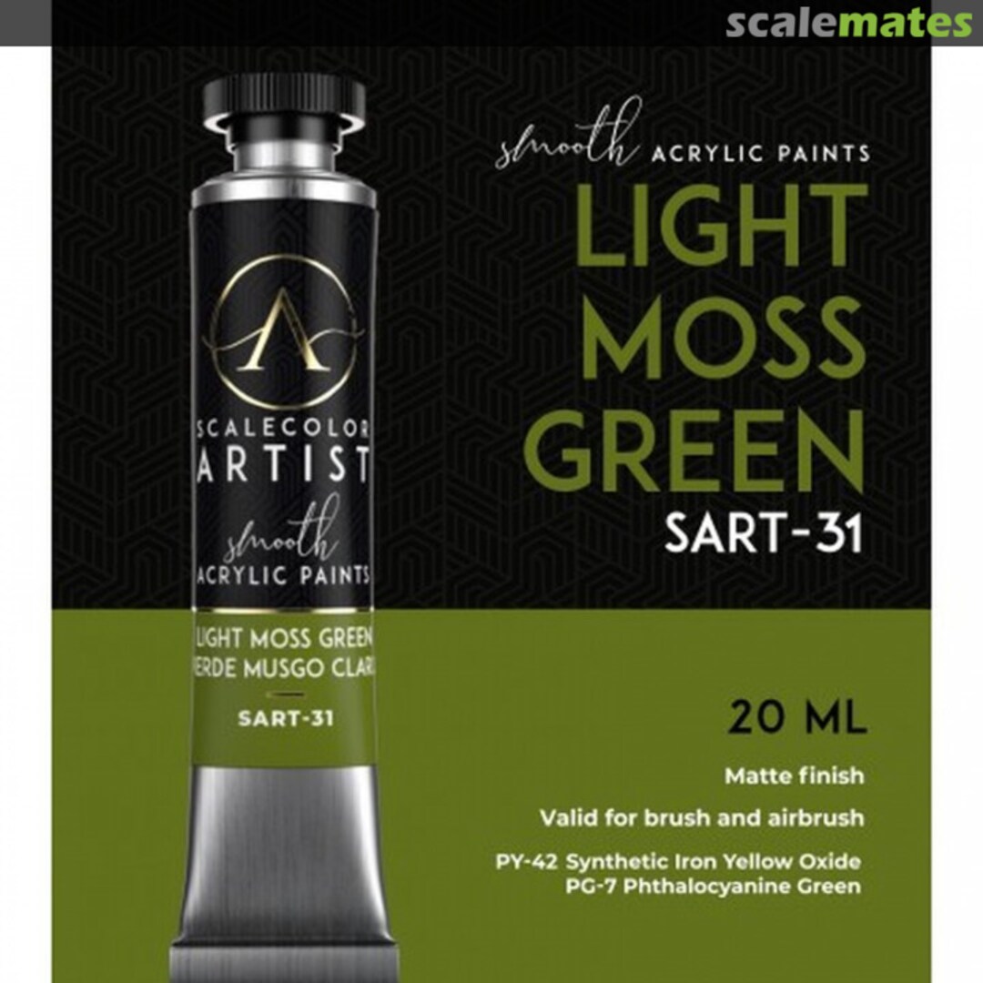Boxart LIGHT MOSS GREEN Scalecolor Artist Boxart LIGHT MOSS GREEN Scalecolor Artist