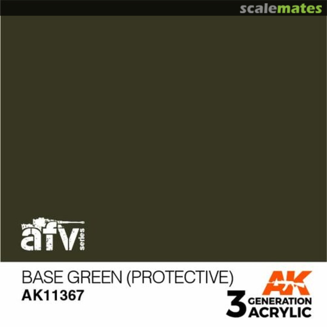 Boxart Base Green (Protective) AK 3rd Generation - AFV Boxart Base Green (Protective) AK 3rd Generation - AFV
