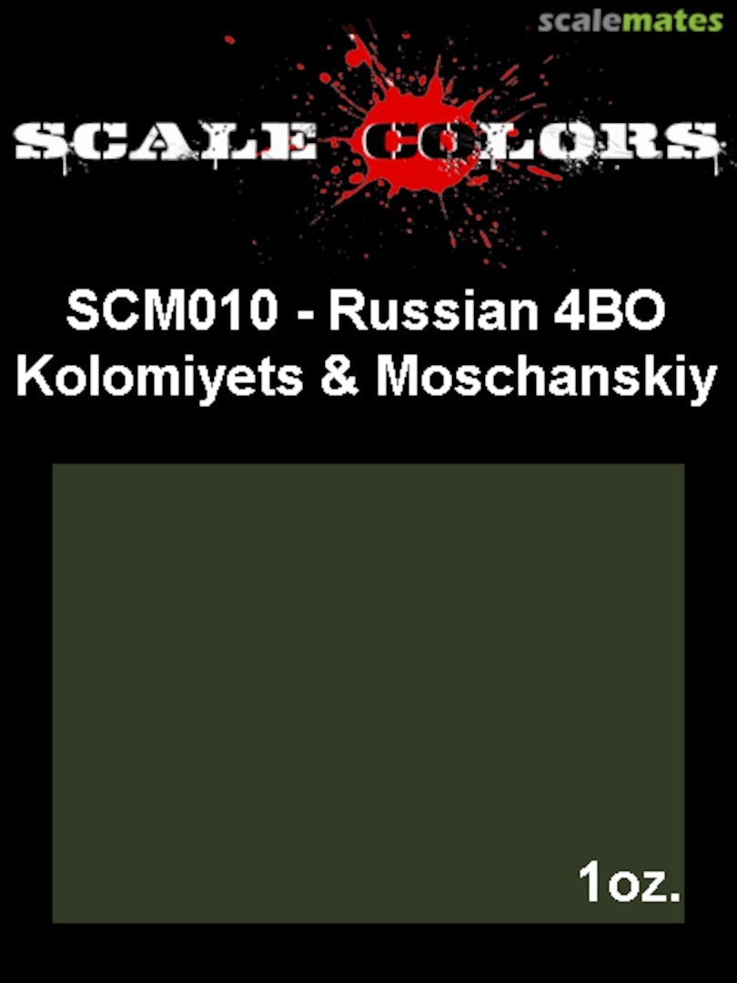 Boxart Russian 4BO – Kolomiyets & Moschanskiy SCM010 Scale Colors Boxart Russian 4BO – Kolomiyets & Moschanskiy SCM010 Scale Colors