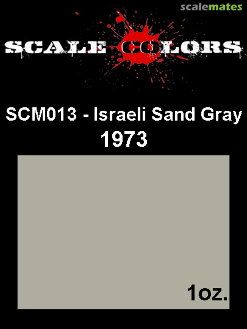 Boxart Israeli Sand Gray 1967-73 SCM013 Scale Colors Boxart Israeli Sand Gray 1967-73 SCM013 Scale Colors