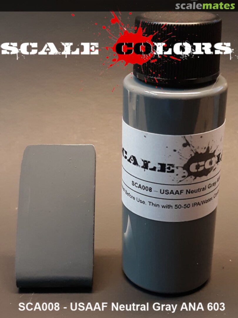 Boxart USAAF Neutral Gray ANA 603 SCA008 Scale Colors Boxart USAAF Neutral Gray ANA 603 SCA008 Scale Colors