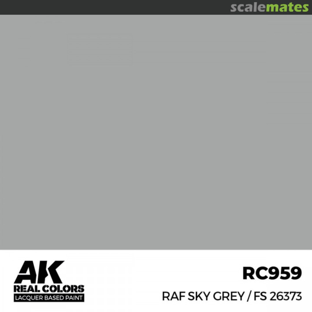 Boxart RAF Sky Grey / FS 26373 AK Real Colors Boxart RAF Sky Grey / FS 26373 AK Real Colors
