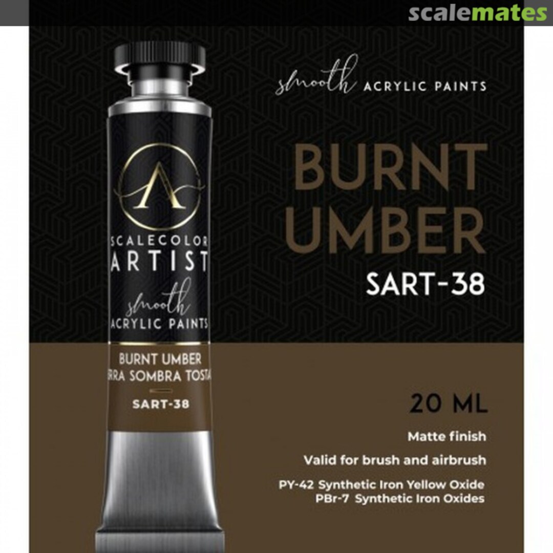 Boxart BURNT UMBER Scalecolor Artist Boxart BURNT UMBER Scalecolor Artist