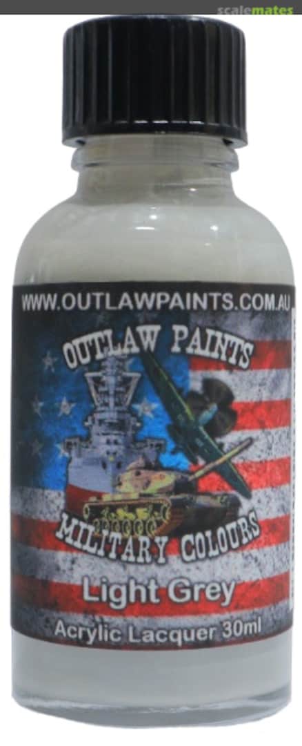 Boxart US Military Colour - Light Grey OP014MIL Outlaw Paints Boxart US Military Colour - Light Grey OP014MIL Outlaw Paints