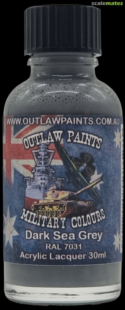 Boxart Australian Military Colour - Dark Sea Grey RAL 7031 OP124MIL Outlaw Paints Boxart Australian Military Colour - Dark Sea Grey RAL 7031 OP124MIL Outlaw Paints