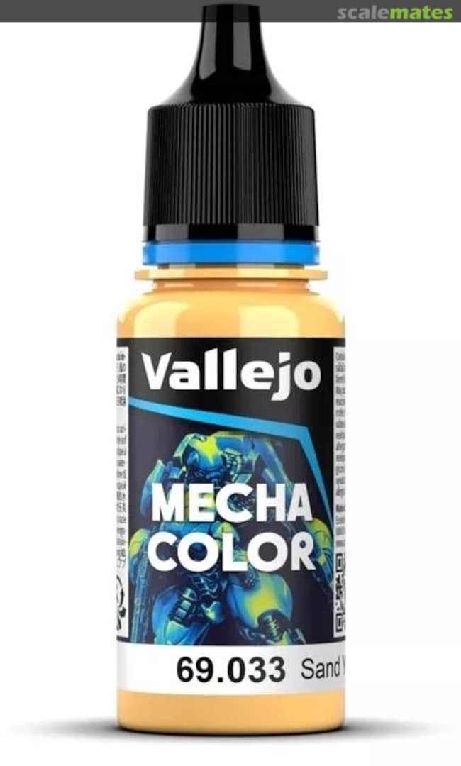 Boxart Sand Yellow Vallejo Mecha Colors Boxart Sand Yellow Vallejo Mecha Colors