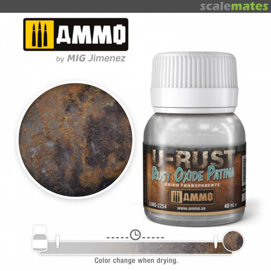 Boxart U-RUST Rust Oxide Patina  Ammo by Mig Jimenez