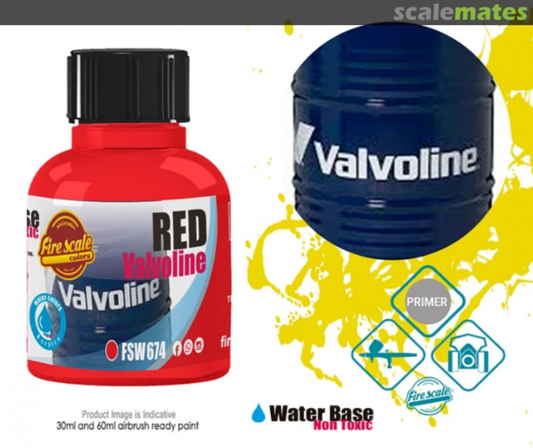 Boxart Valvoline Red  Fire Scale Colors
