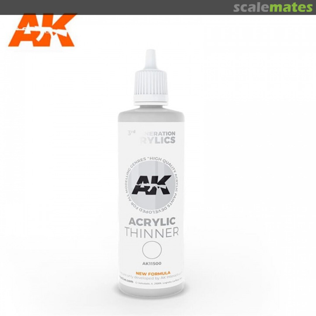 Boxart Acrylic Thinner AK 11500 AK 3rd Generation