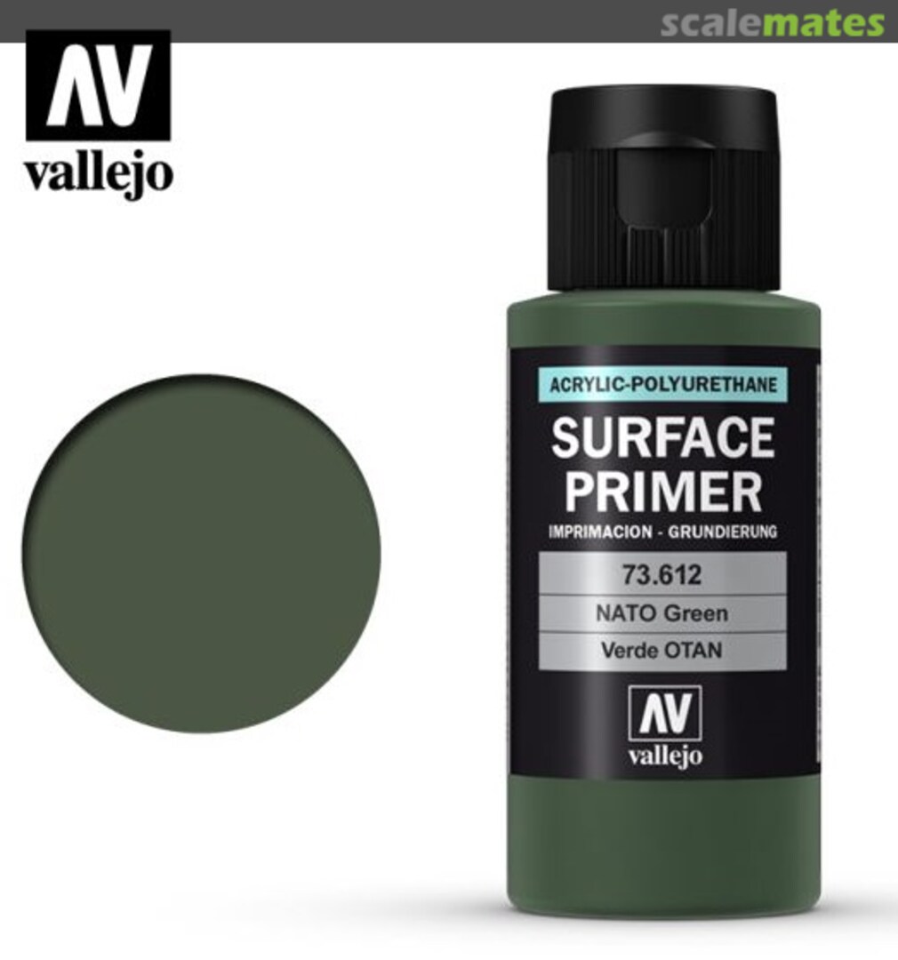 Boxart NATO Green 73.612 Vallejo Surface Primer Boxart NATO Green 73.612 Vallejo Surface Primer