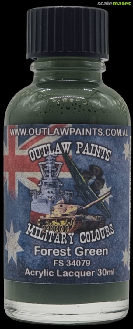 Boxart Australian Military Colour - Forest Green FS34079 OP134MIL Outlaw Paints