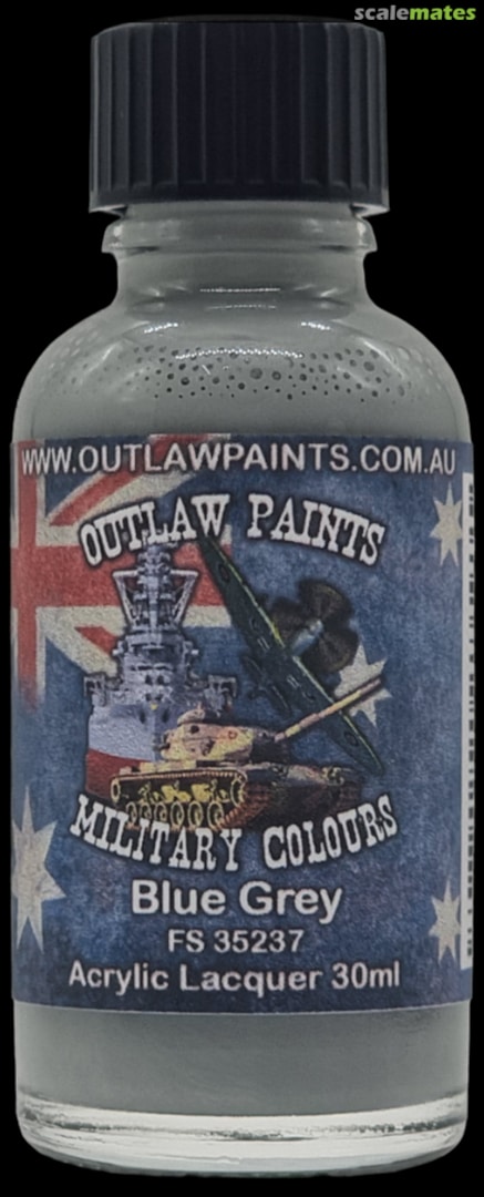 Boxart Australian Military Colour - Blue Grey FS35237 OP145MIL Outlaw Paints Boxart Australian Military Colour - Blue Grey FS35237 OP145MIL Outlaw Paints