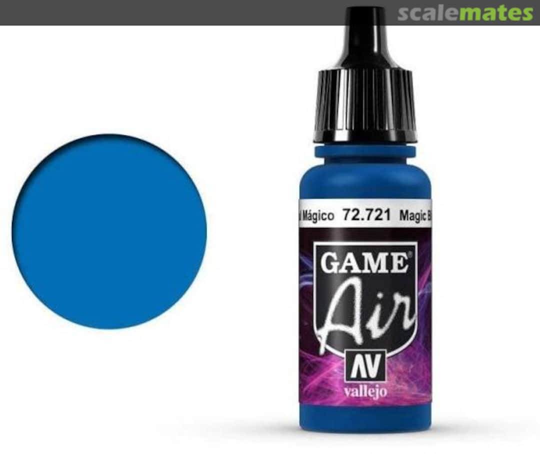 Boxart Magic Blue Vallejo Game Air Boxart Magic Blue Vallejo Game Air