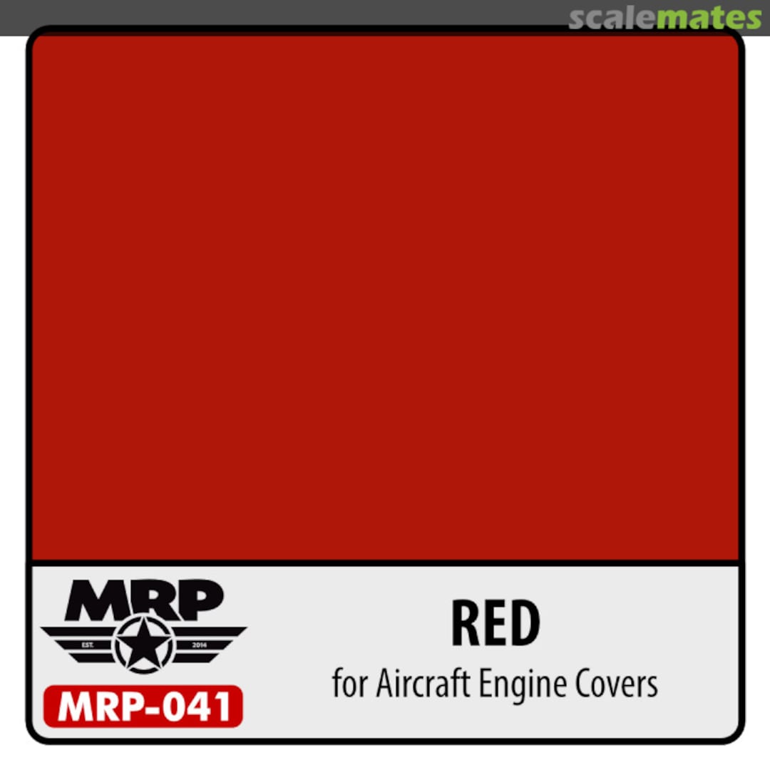 Boxart Red for aircraft engine covers MR.Paint Boxart Red for aircraft engine covers MR.Paint