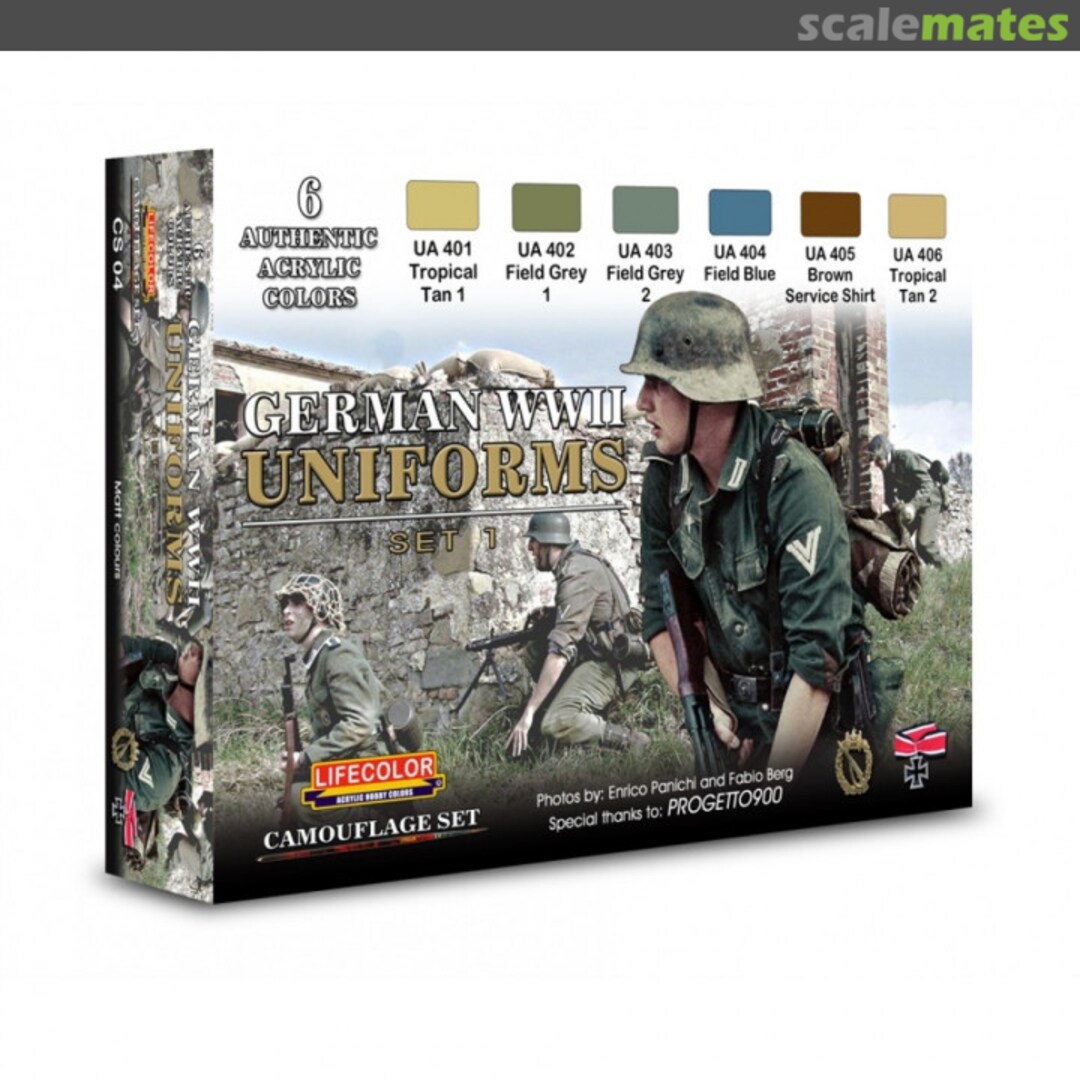 Boxart German WWII Uniforms Set #1  Lifecolor