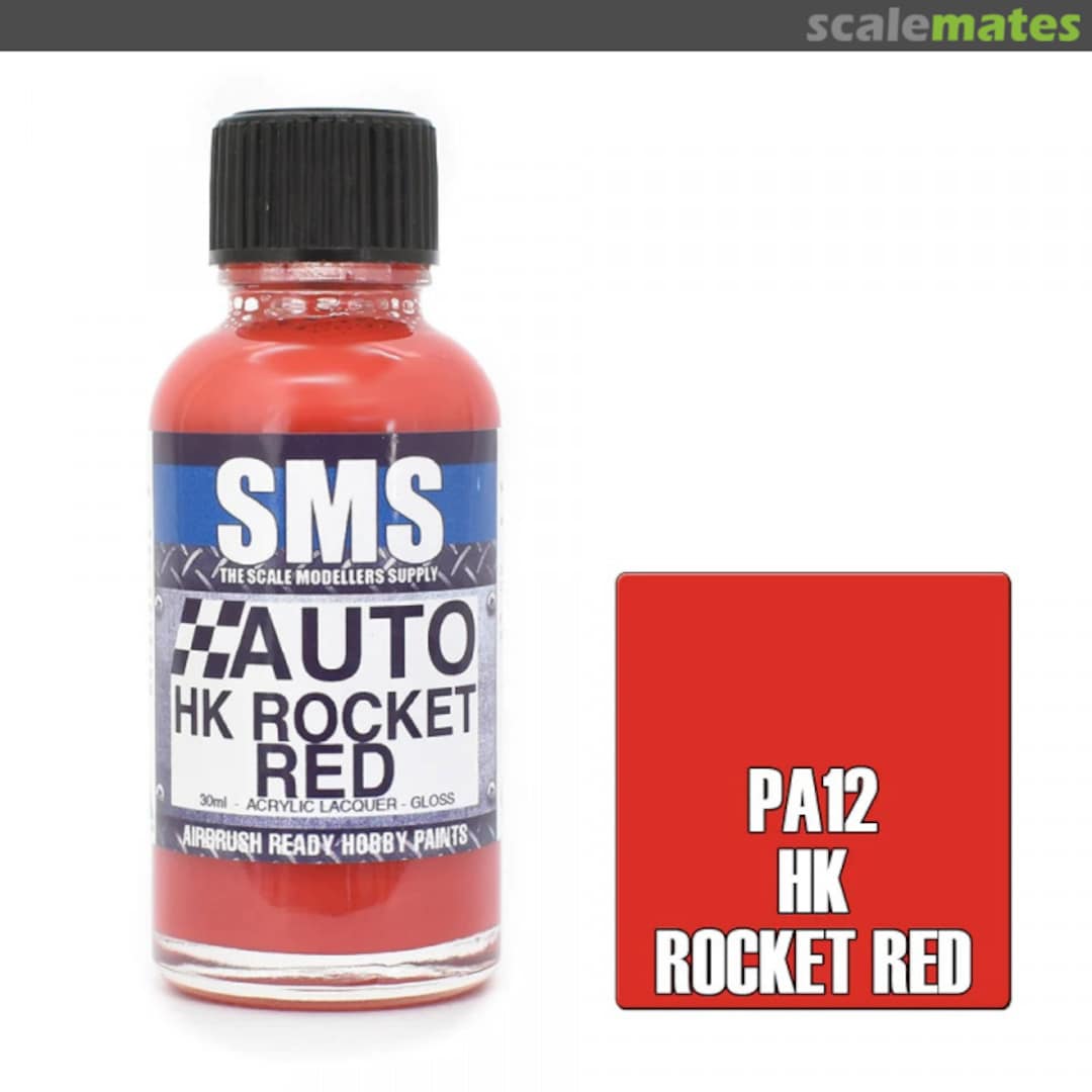 Boxart Auto Colour HK ROCKET RED SMS Boxart Auto Colour HK ROCKET RED SMS