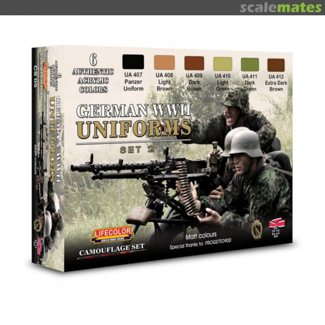 Boxart German WWII Uniforms Set #2  Lifecolor
