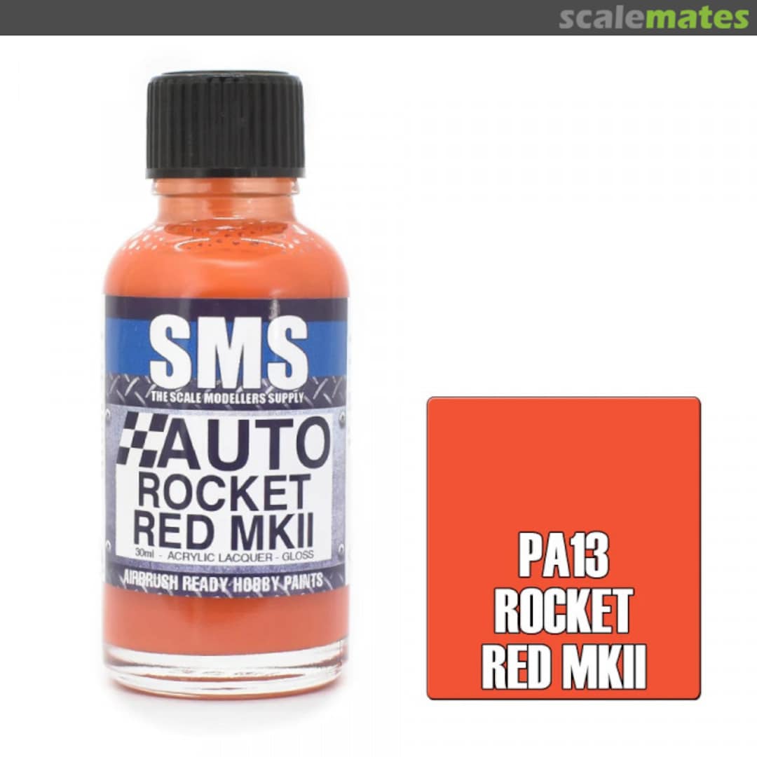 Boxart Auto Colour ROCKET RED MKII SMS Boxart Auto Colour ROCKET RED MKII SMS