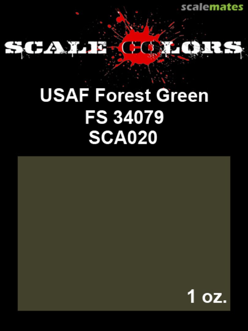 Boxart USAF Dark Green FS34079 SCA020 Scale Colors Boxart USAF Dark Green FS34079 SCA020 Scale Colors