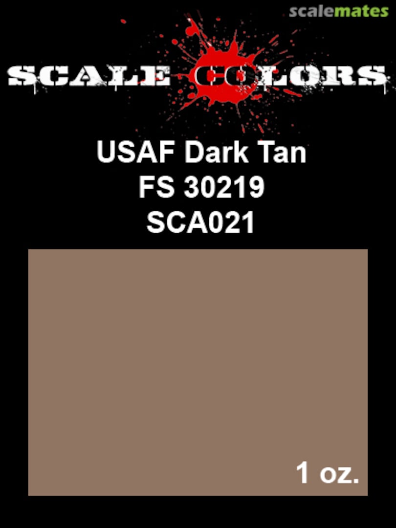 Boxart USAF Dark Tan FS30219 SCA021 Scale Colors Boxart USAF Dark Tan FS30219 SCA021 Scale Colors