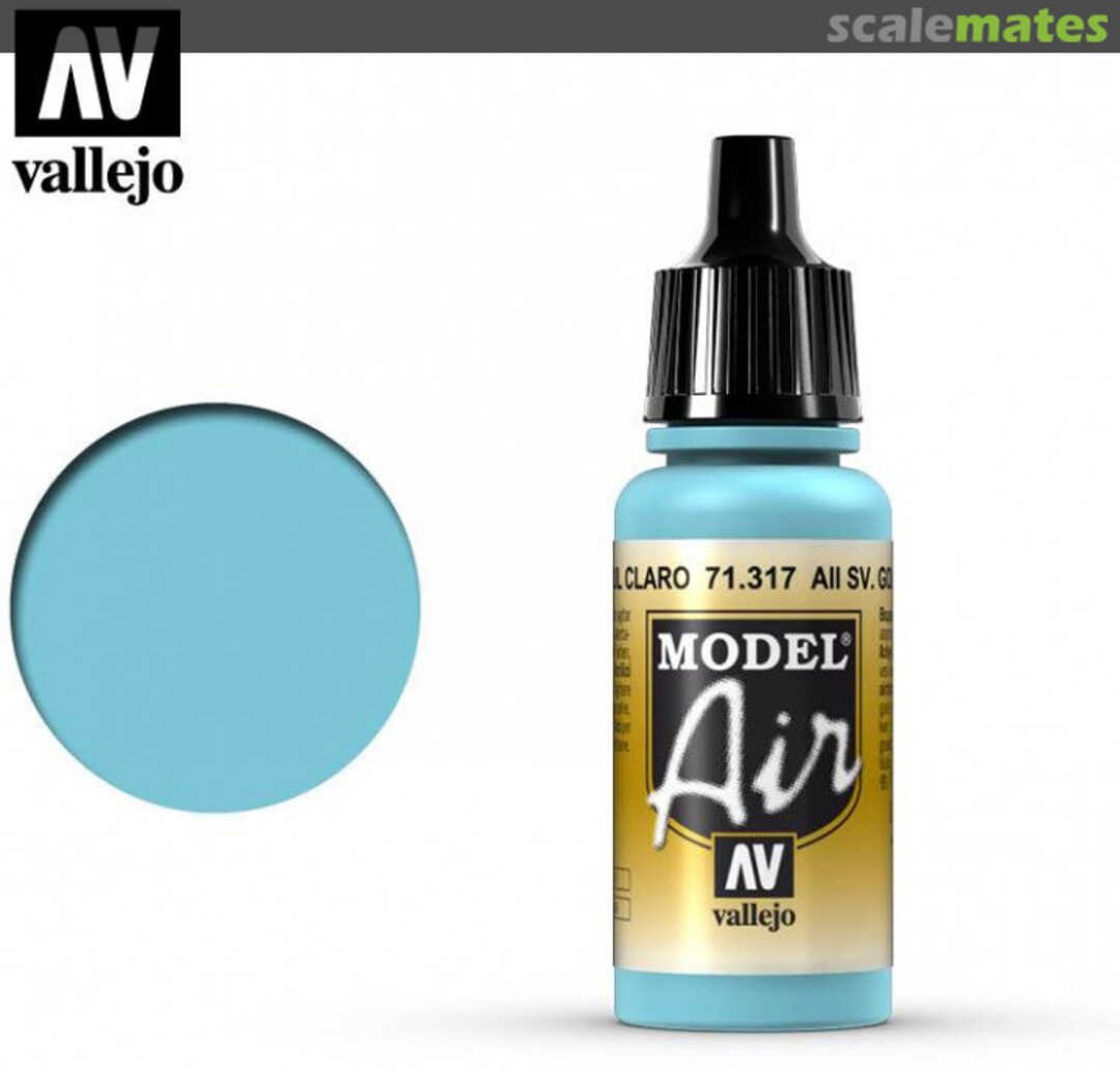 Boxart AII SV. Gol Light Blue 71.317 Vallejo Model Air Boxart AII SV. Gol Light Blue 71.317 Vallejo Model Air