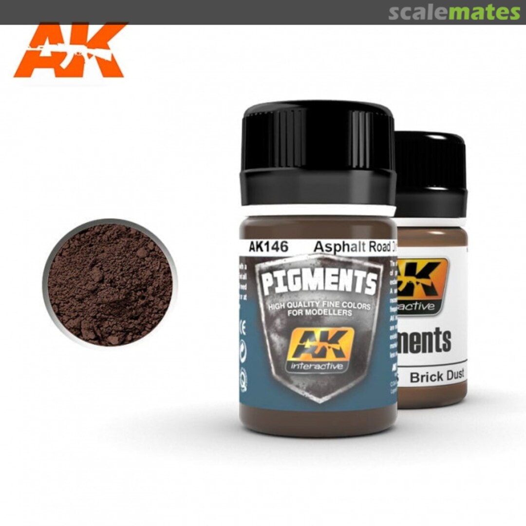 Boxart Pigments: Asphalt Road Dirt AK 146 AK Interactive Boxart Pigments: Asphalt Road Dirt AK 146 AK Interactive