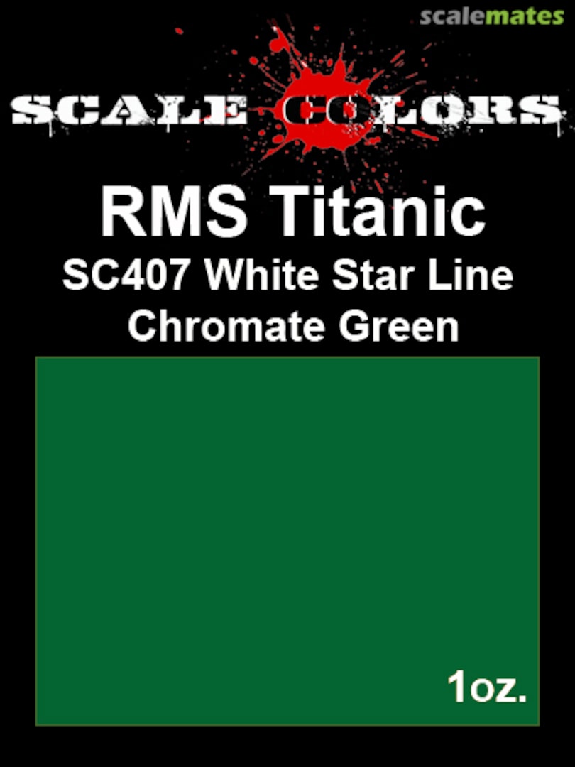 Boxart RMS Titanic White Star Line Chromate Green SC407 Scale Colors Boxart RMS Titanic White Star Line Chromate Green SC407 Scale Colors