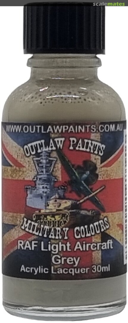 Boxart British Military Colour - RAF Light Aircraft Grey BS381C/627 OP101MIL Outlaw Paints Boxart British Military Colour - RAF Light Aircraft Grey BS381C/627 OP101MIL Outlaw Paints