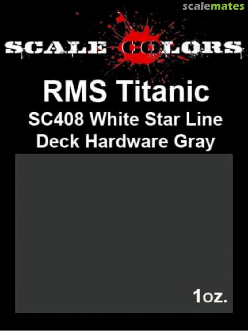 Boxart RMS Titanic White Star Line Deck Hardware Gray SC408 Scale Colors Boxart RMS Titanic White Star Line Deck Hardware Gray SC408 Scale Colors